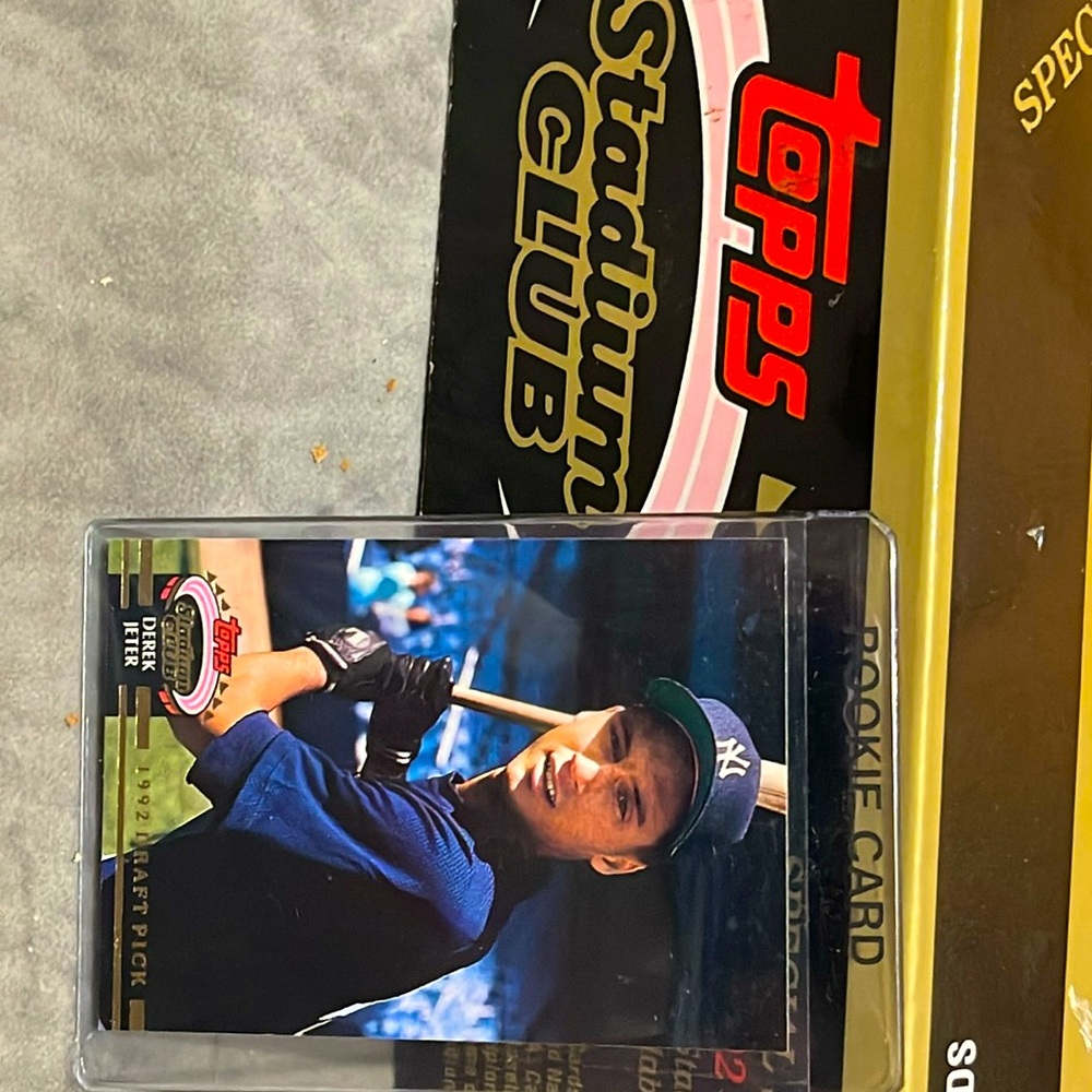 1992 DEREK JETER #117 TOPPS TSC JACK MURPHY STADIUM CLUB ROOKIE High Grade